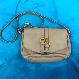 Merona grey crossbody bag